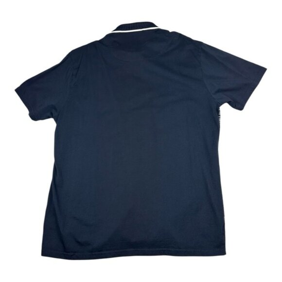 Swade Blue Striped Polo Shirt Size XXL - Picture 2 of 8